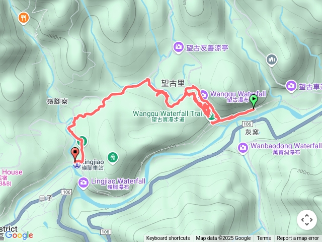 望古車站到嶺腳車站