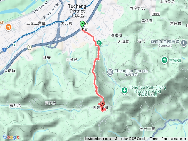 永寧捷運站_火焰山_善息寺