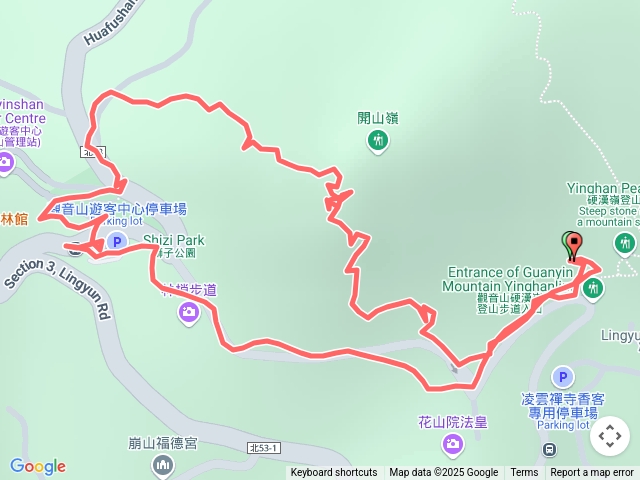 茄苳涼亭起登上小鷹尖下風櫃斗湖