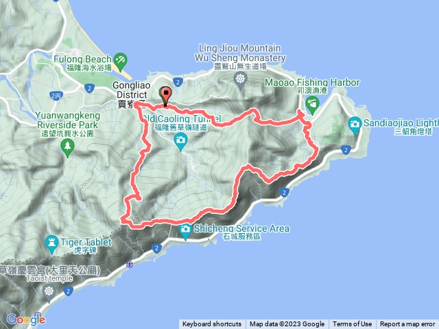 雪山尾稜萊萊山接福卯古道南中北