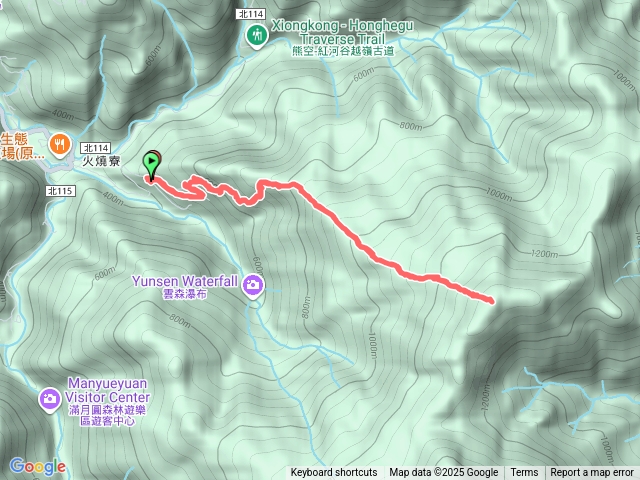 逐鹿山(稜線路來回，附詳細方位點)預覽圖
