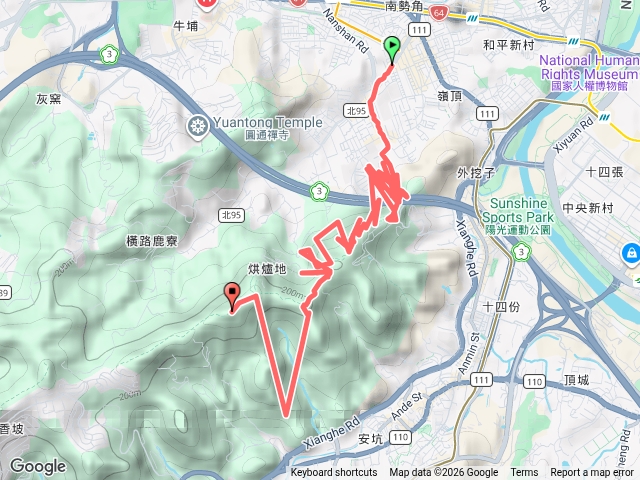 南勢角山302公尺