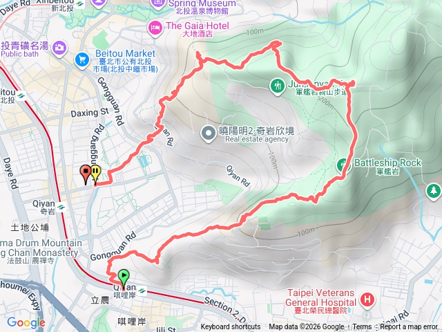 台北－臺灣百大必訪步道軍艦岩、丹鳳山親山步道202602211701