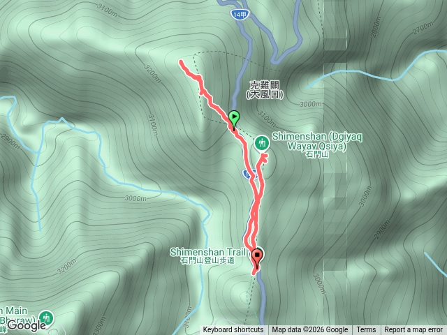 115/7/19南哈哈山、哈哈山主峰、石門山北峰、石門山預覽圖