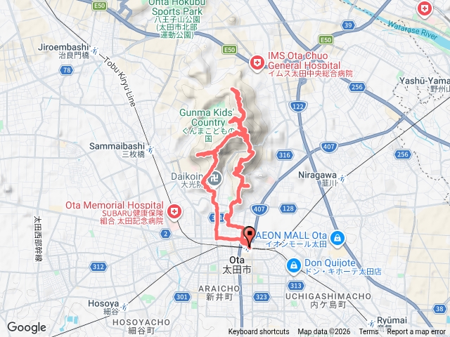 日本100名城-金山城（郊山16連峰）