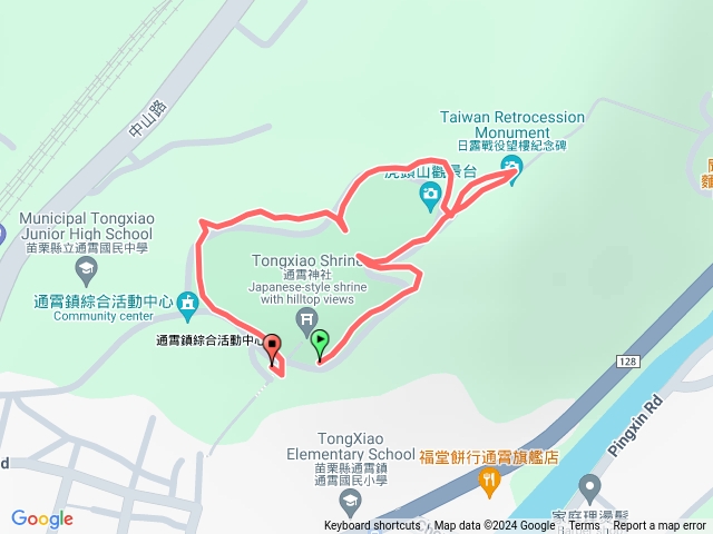 通霄虎頭山步道預覽圖