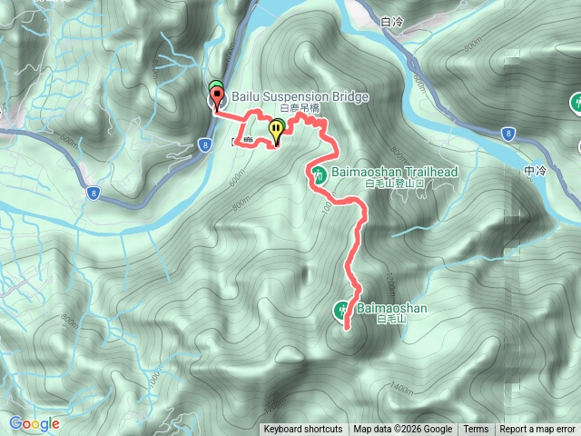 白毛山白鹿吊橋預覽圖