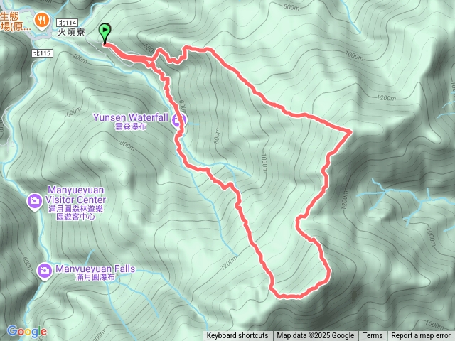 逆走逐鹿卡保O型路線全段預覽圖