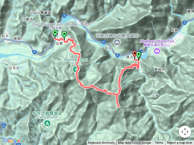 白毛山縱走阿冷山