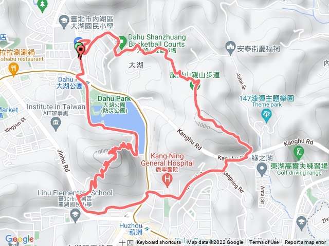 康樂山白鷺鷥山連走