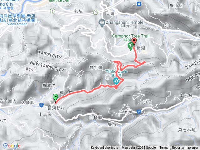 銀河洞越嶺登山步道、鵝角格山、三玄宮山