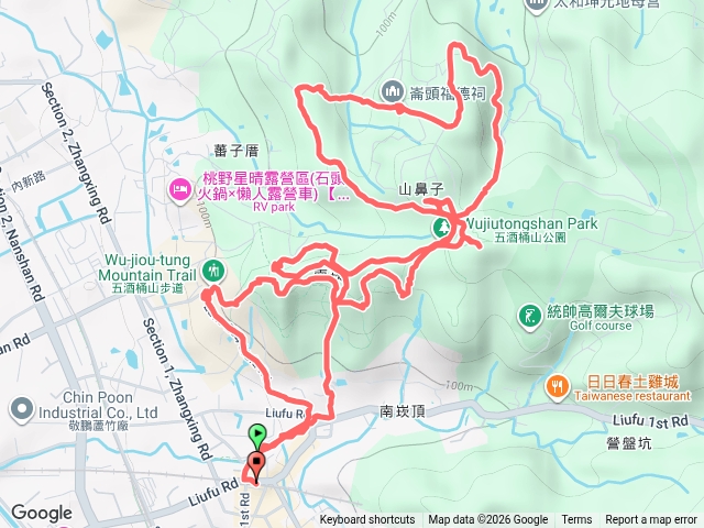 樂二09-22五酒桶山知幸步道南崁山營盤坑古道.gpx