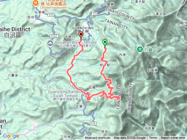 仙祖廟老梅園明峰園墩仔尖山六順峰崁頂山預覽圖