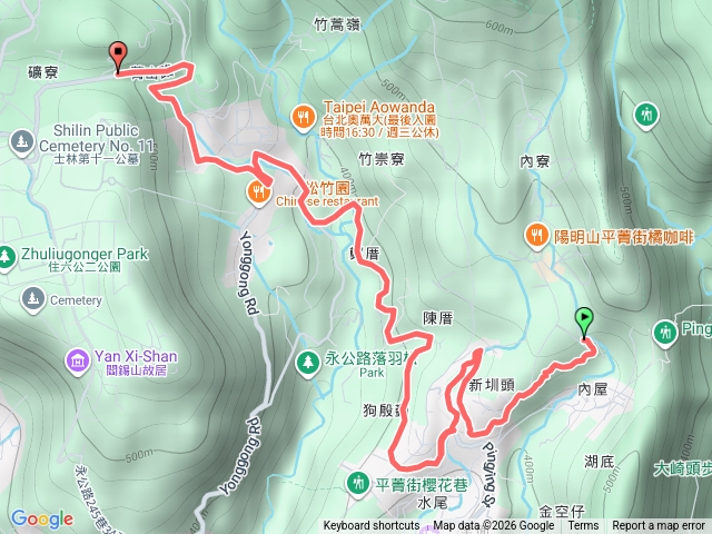 內厝溪櫻木花廊平頂古圳平頂新圳
