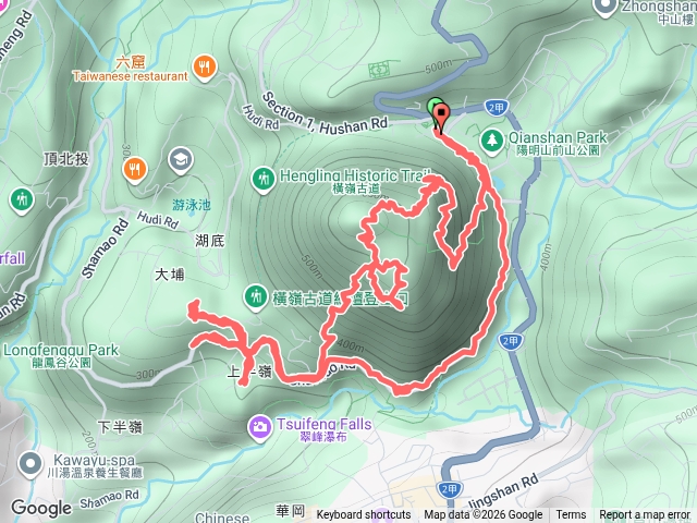 紗帽山（紗帽山東北稜+紗帽山+臀翹山+湖山+紗帽山南峰）預覽圖
