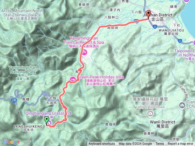 擎天崗-金包里大道-金山市區