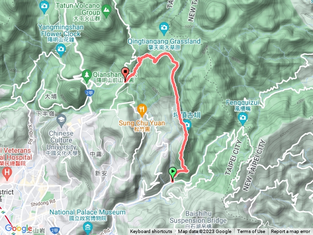 鵝尾山+竹篙山+絹絲瀑布