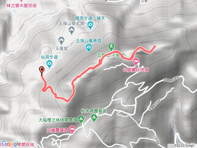 20201011新竹縣竹東鎮五指山縱走 竹林禪寺來回