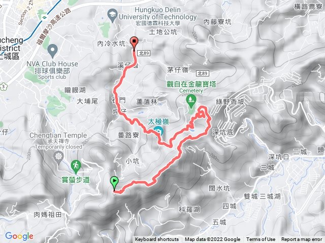 天上山-五城山-文筆山-太極嶺
