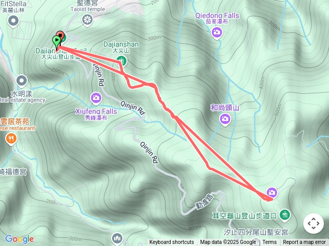 大尖山四分尾山