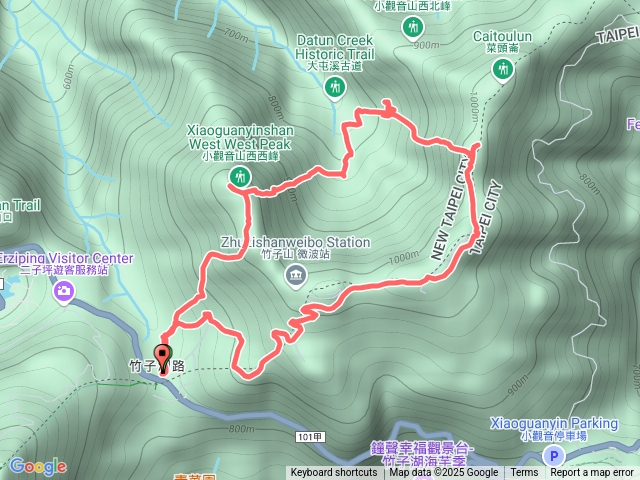 小觀音小O（繞開野狗群：柏油路彎道處）