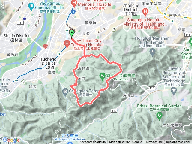 2023.3.18 土城後山繞一圈(清水大尖山-五尖山-文筆山-五城山-天上山-南天母山-崙子山)