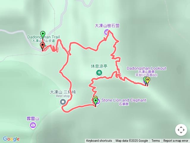 大凍山步道小百岳