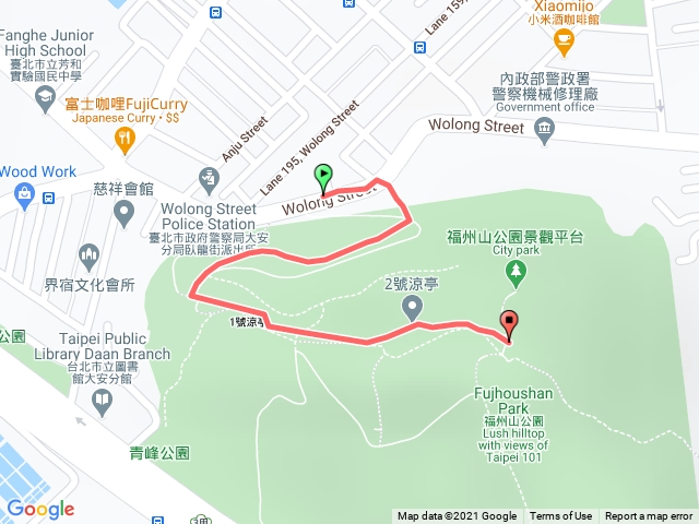 福州山上行至3號涼亭