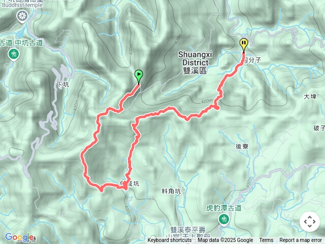 2025.05.17雙溪大埤東林寺大埤古道崩山坑古道風口鞍部柑腳山山腰古道柑腳山保成坑古道風口鞍部原