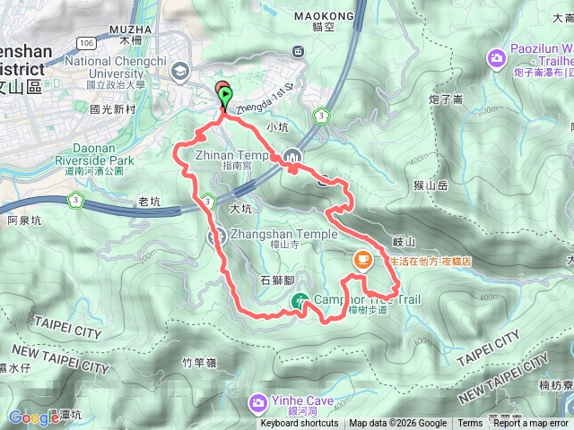 2026臺北大縱走臺北大縱走第七段：世界山莊至飛龍步道政大後山20260301140742預覽圖