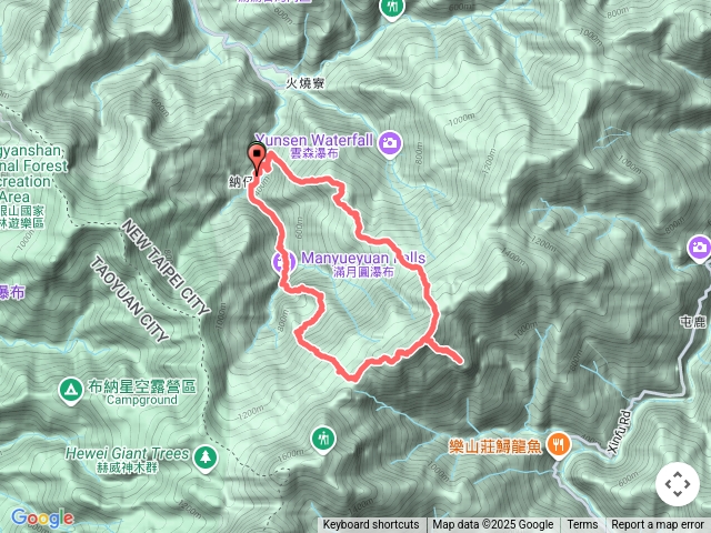 滿巫縱走預覽圖