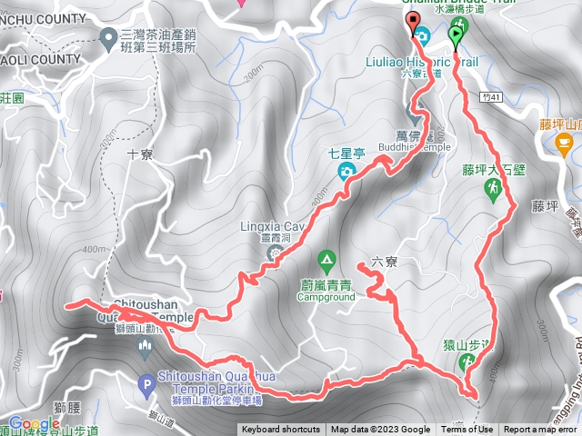 20230120_獅猿縱走大O路線（猿山、六寮山、獅頭山、獅尾山）