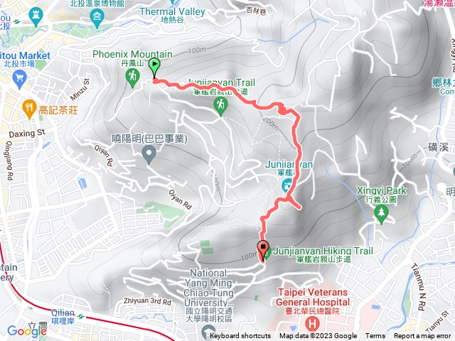 丹鳳山軍艦岩陽明大學