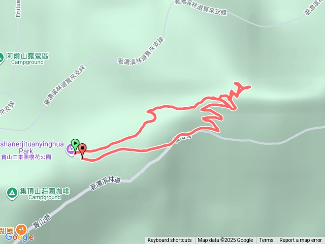 小百岳集起來藤枝山步道預覽圖
