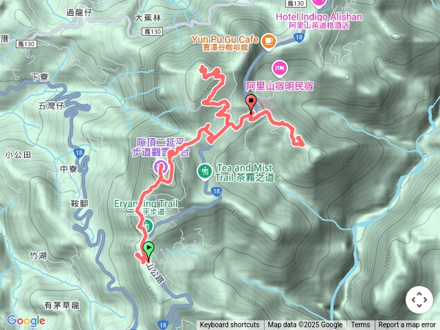 姐妹洞二延平隙頂隙頂東南峰