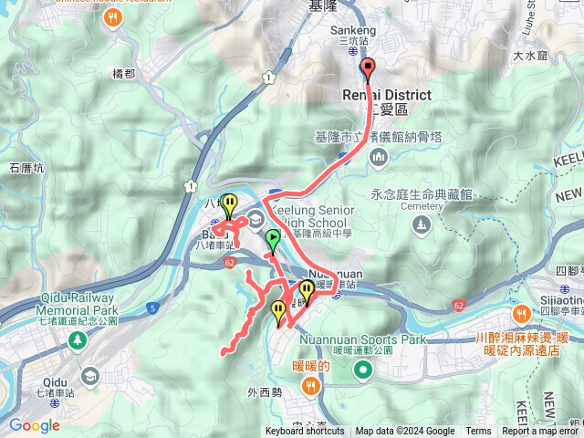 富健山-八堵山-三疊山北峰