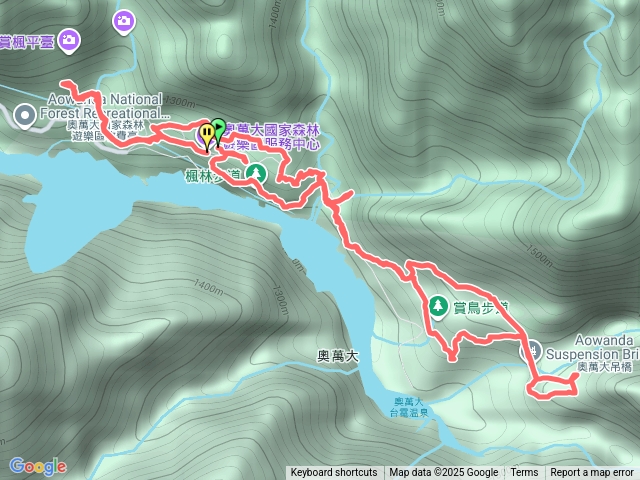 奧萬大森林遊樂區賞楓預覽圖