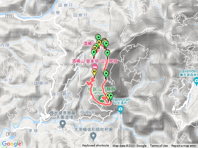 暗影山（酒桶山）西北-南稜O型