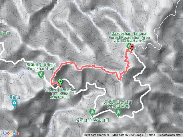 鳶嘴山＞稍來步道