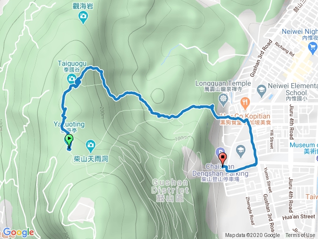 小百岳壽山、泰國谷、一簾幽夢步道202007050923