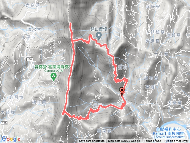 20210125大橫屏南峰，大橫屏山O行(南稜上北稜下)