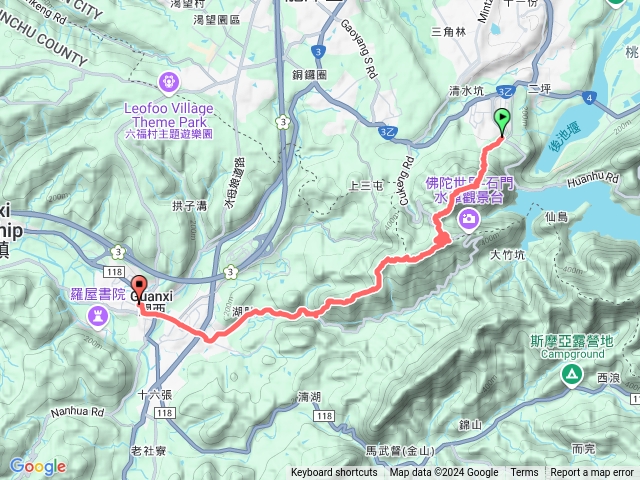 石虎縱走（石門山+小粗坑山+大竹坑山+十寮山+東畚箕窩山+石人崠+老虎山）預覽圖