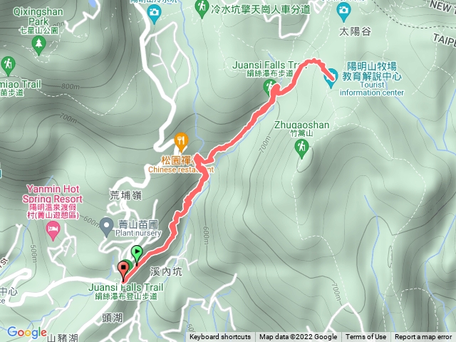 絹絲瀑布擎天崗