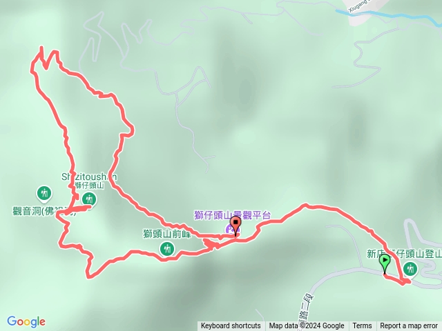 獅仔頭山步道預覽圖