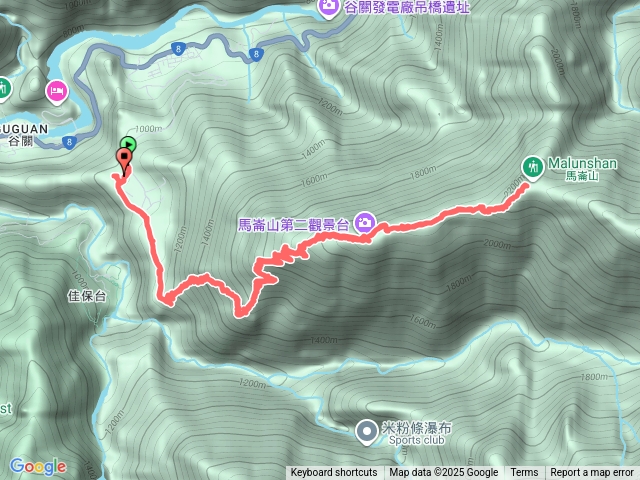谷關馬崙山預覽圖