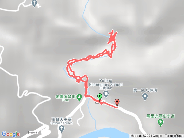 2020-07-11 尖石 老噟溪步道-裡埔瀑布