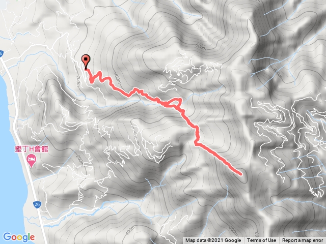 里龍山（車子可以再往上開）