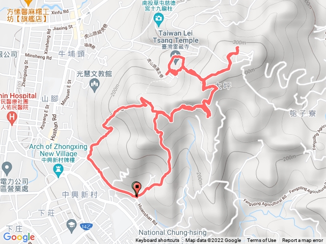 南投中興新村_虎山步道登大虎山_31號倉庫O型路線