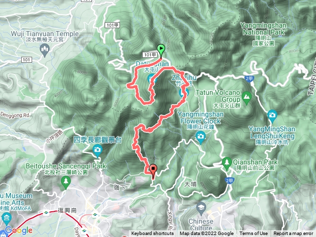大屯山～竹子湖～中正山 2022/05/08