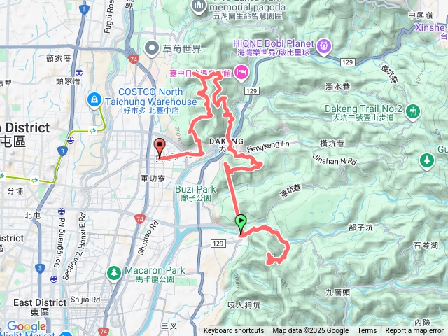 廍子坑山，廍子坑山南峰